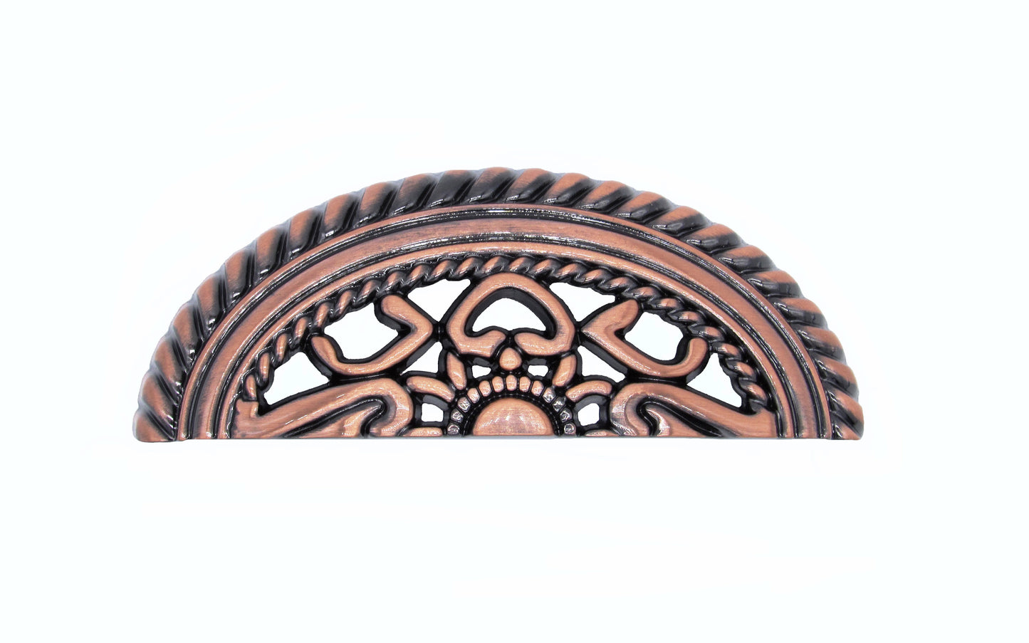 Tuscany 3-in Center to Center Satin Copper Ox Cup Cabinet Pull