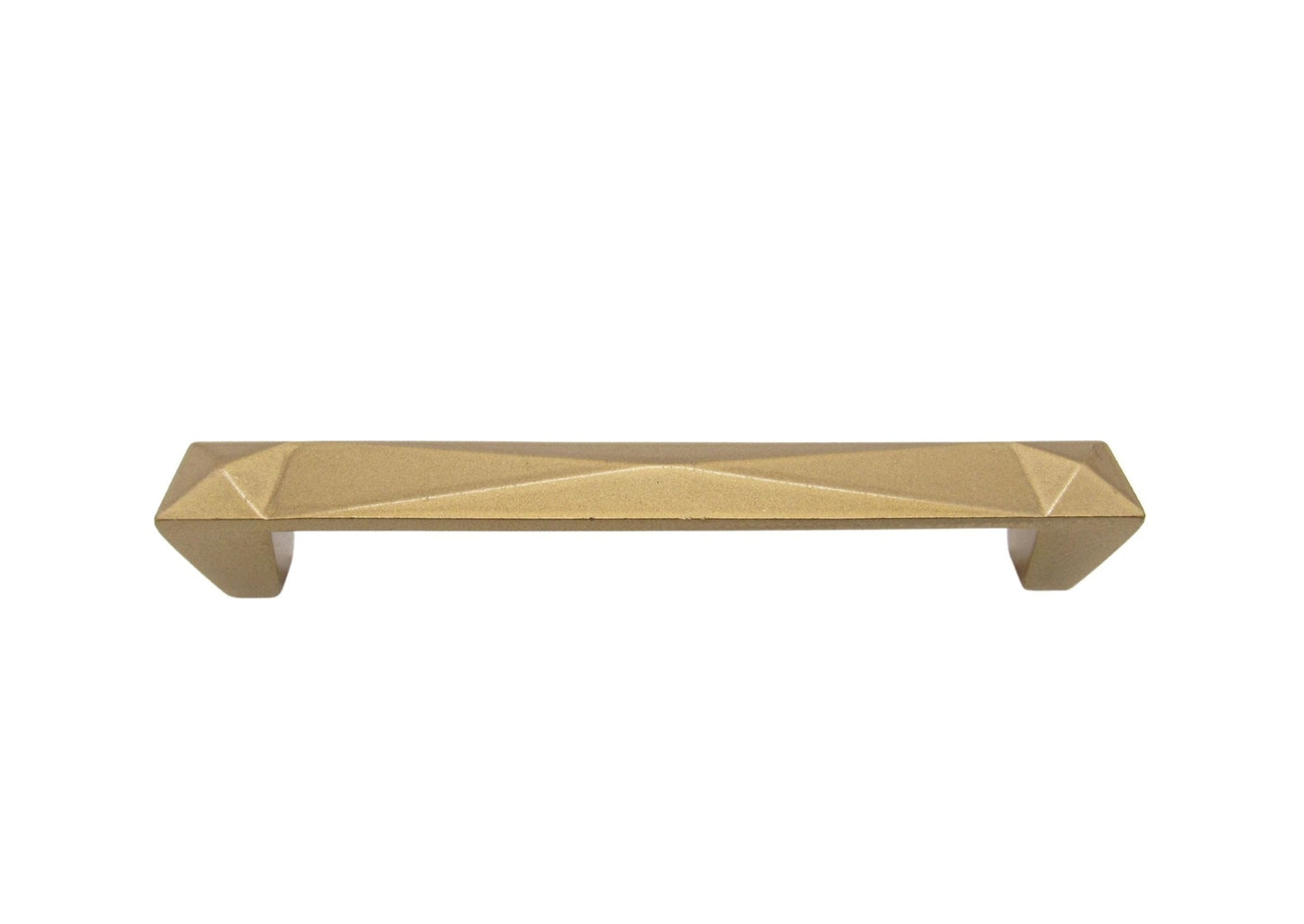 Pyramid 5" Center to Center Lux Gold Cabinet Pull