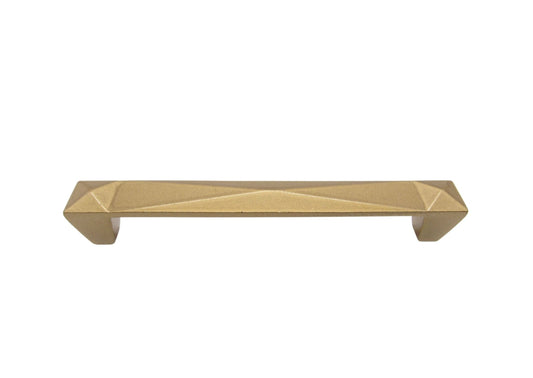 Pyramid 5" Center to Center Lux Gold Cabinet Pull