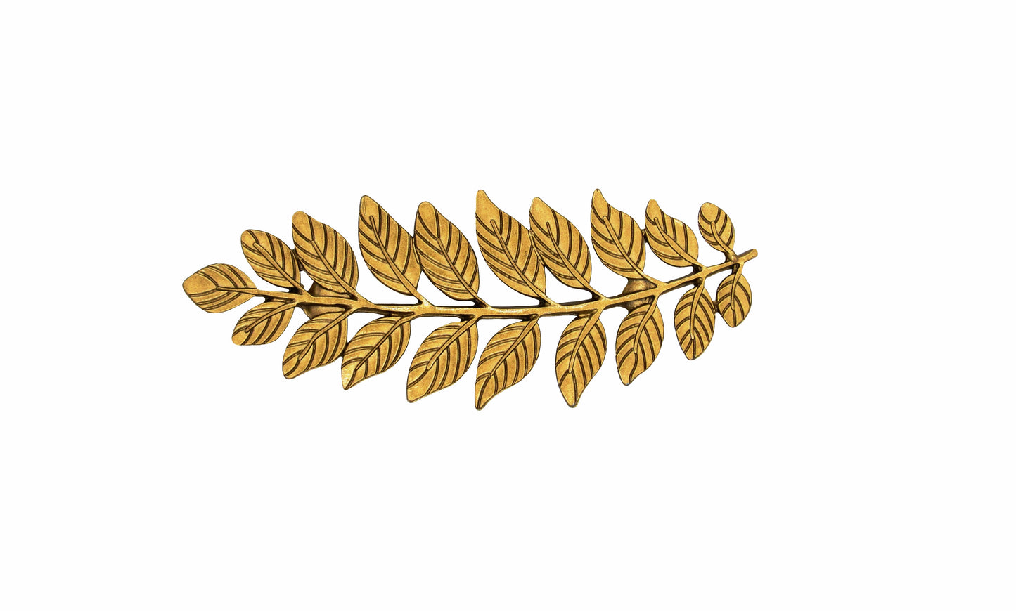 Fern Leaf Lux Gold Cabinet Pull