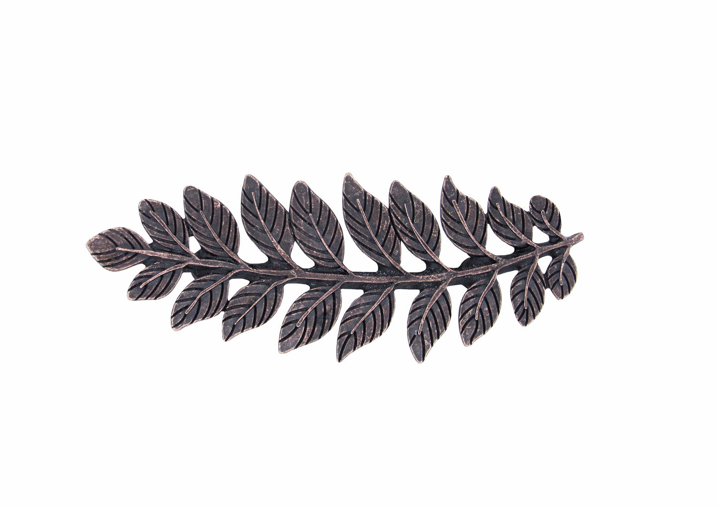 Fern Leaf 2-15/16-in Center to Center Oil Rubbed Bronze Cabinet Pull