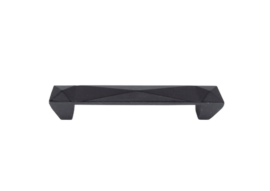 Pyramid 3 3/4" Center to Center Matte Black Cabinet Pull